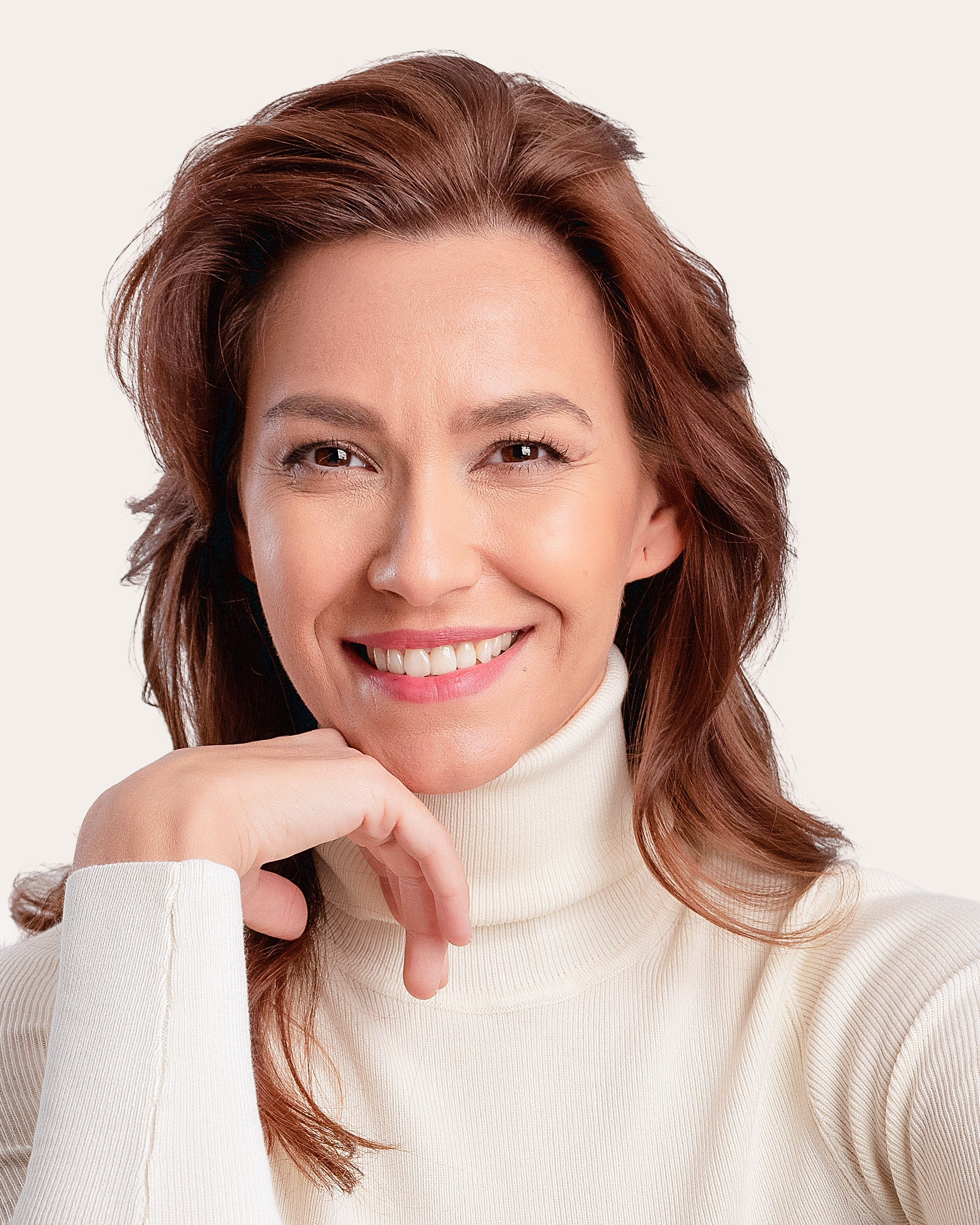 Patient smiling after her consultation